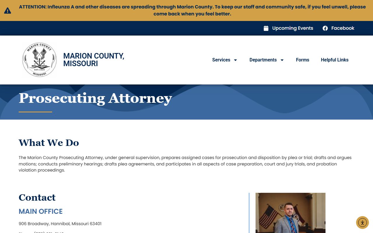 Marion County court records Prosecuting Attorney office information